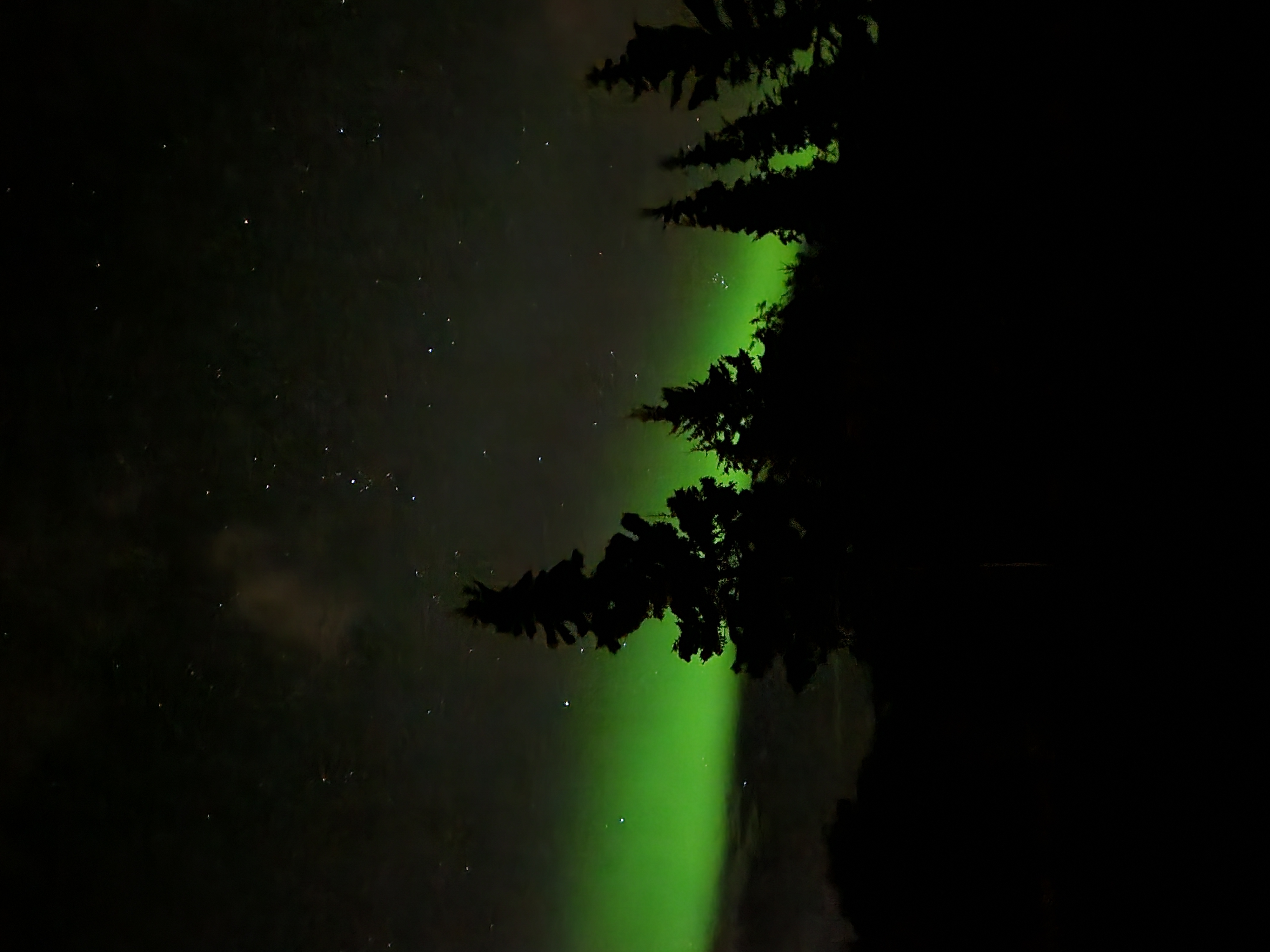 Northern lights over Yukon